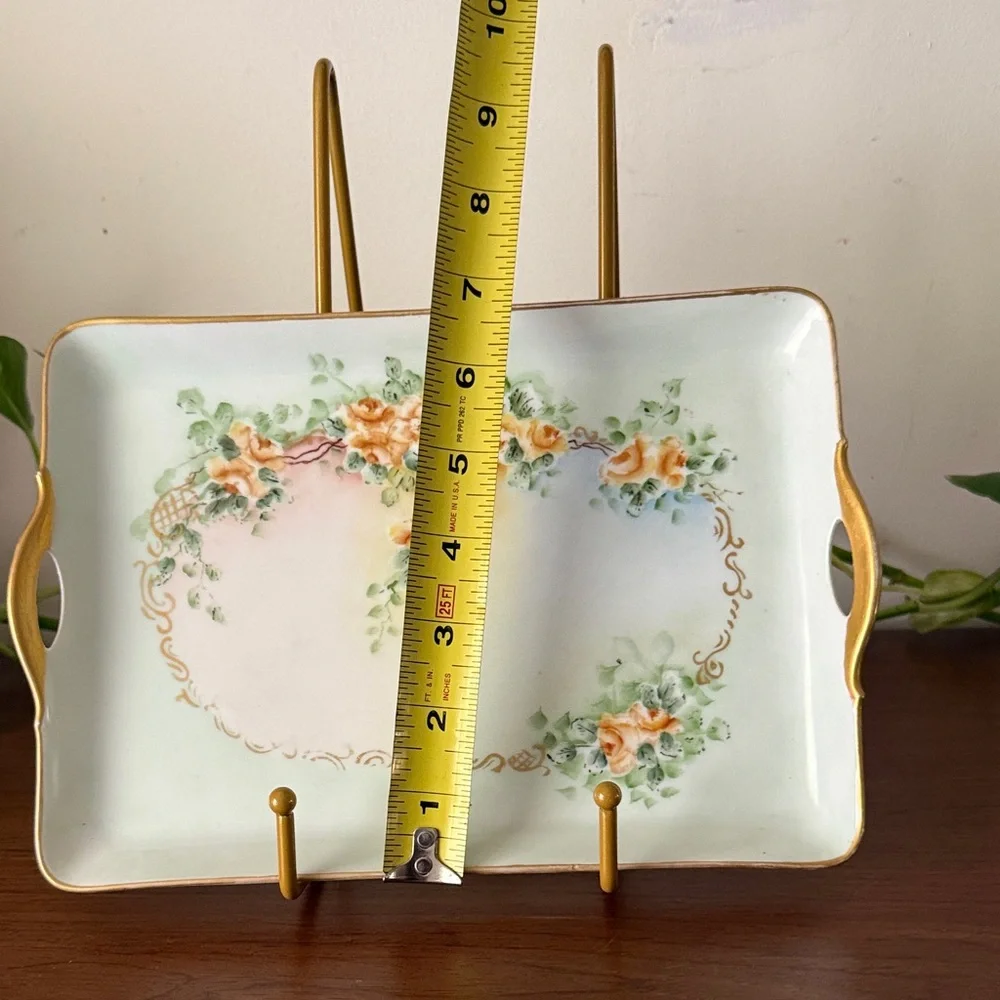 Antique Victorian Style Porcelain Vanity or Dresser Tray,